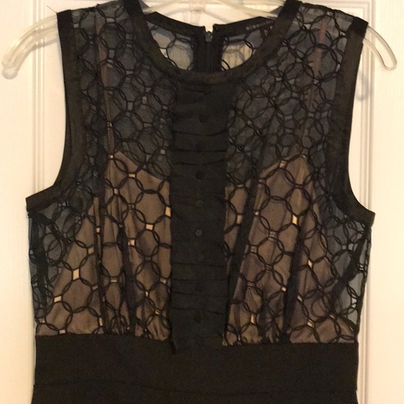 Beautiful BCBG tuxedo style,  cocktail dress - Picture 2 of 4